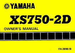 XS750E Parts Manual